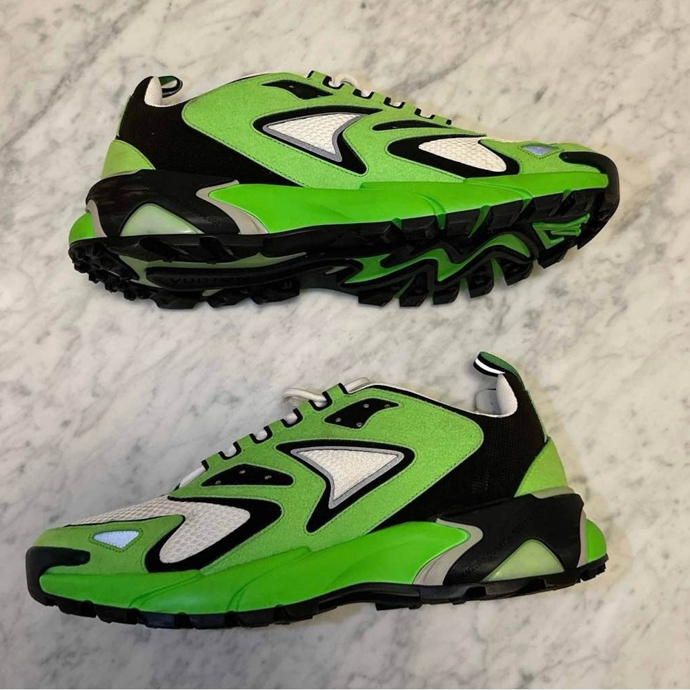 Louis Vuitton Green and Black Sneakers